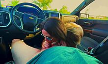 texas milf with big natural tits sucks cock like a true queen