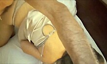 I crave this white milf sucking ass cocks in silk then fucked bent over