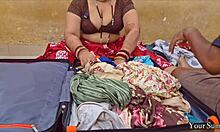 Auntie rips clothes for horny chubby milf pov creampie missionary doggystyle with dirty talk