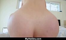 stepbrother pounds prankster stepsis cowgirl in taboo pov!