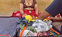 Auntie rips clothes for horny chubby milf pov creampie missionary doggystyle with dirty talk