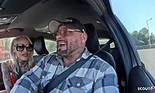 Nympho German Mature Sophie Logan Abs Tattoo Pickup for Outdoor Car Fuck