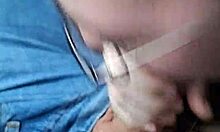 What if a thick german bbw gave a sloppy public car blowjob and swallowed every drop?