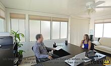 Loan4k Man Fucks Bent-Over Czech Student Doggystyle in Office