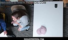 hey cute teen hayden hennessy caught stealing wanna see her pay the price?