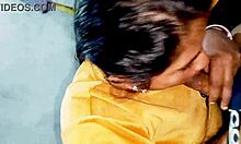 oh man indian bhabhi gulps massive cumshot after brutal face fucking her step sis mouth