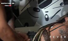 Hot dread girl's first threesome blowjob with monster cocks from valentin and kylian tattooed pornstars group natural small tits latina hairstyle