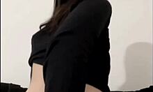 american exchange student squirts hard fingering her horny college pussy