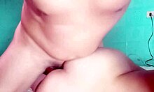 stepdad bends me over and creampies deep