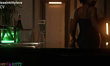 goddess royale drops in for bent over doggystyle pounding and dripping creampie one-on-one