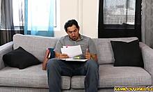 Step Dad Juan Licks Lucy Doll's Tits and Fingers Her Pussy