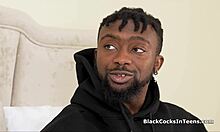 busty maid bounces on massive black cock all shift