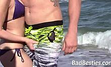 Spring break horny college girls bent over for massive cock orgy slams