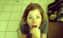 wanna see this crazy horny teen take a massive facial blast?