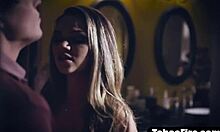 wanna see your stepbro slam his cock deep in slutty stepsis shaved pussy?