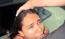 after morning coffee she's craving dessert her sloppy blowjob hits right - 4k