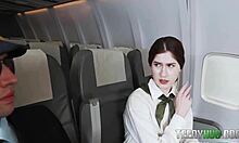 Perv Pilot Fucks Hot Pearl And Ray Adler's Petite Ass 😈🍑