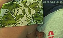 Stranger gropes tight ass fills panties with hot cum on public bus