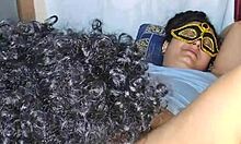 Desi alisha bhabhi's juicy hairy pussy gets hot cute licking close-up