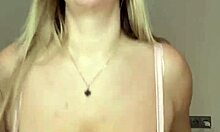 Huge Natural Tits Bounce as I Jump and Play Like Riding a Massive Dick