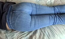 Stepmom's sly permission hints at panty curve tease