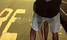 wife meets young guys club fucks car street cuckold humiliation blonde latina