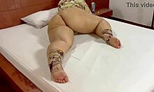 Sexy Curvy MILF Teases In Tiny Thong Big Ass Bent Over