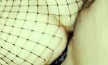 damn this cute milf dances striptease rips clothes masturbates tight holes then takes big monster cock pov 🍑💃🍆