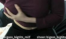 Mature latina bends over for ass finger then pussy dildo till she cums hard.