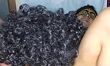 Desi alisha bhabhi's juicy hairy pussy gets hot cute licking close-up