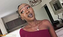 skinny ebony teen teases bwc agent with naughty licks before riding that monster cock all the way