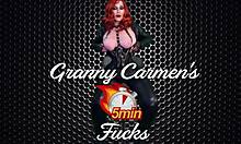 what if gilf carmen squirts nonstop from her giant pink vibrator?