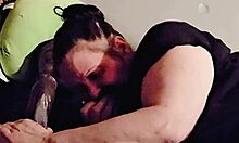 Straight-A Student Gagging On Stepmom's Monster BBC Deepthroat!