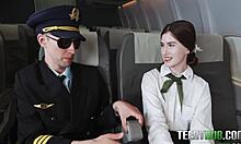 Perv Pilot Fucks Hot Pearl And Ray Adler's Petite Ass 😈🍑