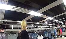 Glamorous czech supermarket teen stripped seduced pov reamed hardcore