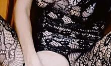 damn this cute milf dances striptease rips clothes masturbates tight holes then takes big monster cock pov 🍑💃🍆