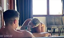 hey corno left for beach so i sucked his friend and swallowed his load just how he likes his puta