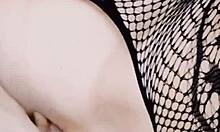 damn this cute milf dances striptease rips clothes masturbates tight holes then takes big monster cock pov 🍑💃🍆