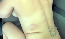  Hooker with black eye cheats on boyfriend for rent... ends up swallowing mouthful cum deepthroat doggystyle public!!