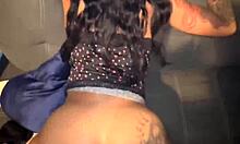 backshots on petite ebony baddie then ice her tight pussy 😈💦