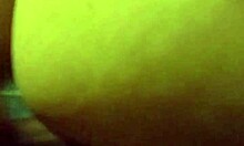 another creampie fills maria's shaved latina pussy outdoors in public interracial action