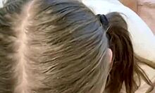 Best friend gets epic blowjob from me before uni exams start