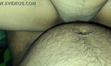 18 year old indian girl rides boyfriend's huge cock doggystyle to screaming orgasm