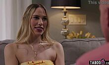 Teen Babysitter's Job Interview Turns into Milf Wife Threesome with Oral Pussy Licking and Bisexual Group Sex