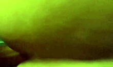 another creampie fills maria's shaved latina pussy outdoors in public interracial action