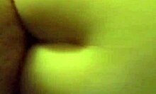 another creampie fills maria's shaved latina pussy outdoors in public interracial action