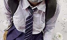 Asian College Babe Dives Into Hardcore Experiment With Big Cock Doggystyle