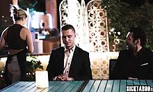 Teen Waitress Paige Owens CRAVES Rough DOUBLE PENETRATION from Friends