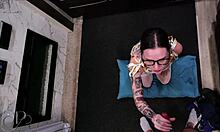 stepmom's sloppy deepthroat gagging on step-son's best friend's monster cock