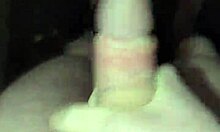 masturbating naked outdoors as rain soaks my hard cock